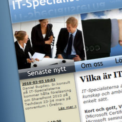 Screenshot of IT-Specialisterna